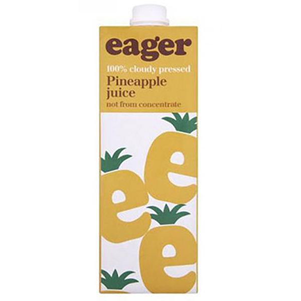 EAGER PINEAPPLE JUICE 1Lx8